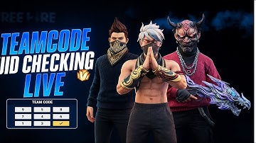Free Fire Live Custom Room Guild Test 1v1, 2v2, 4v4 Challenge Start Now!