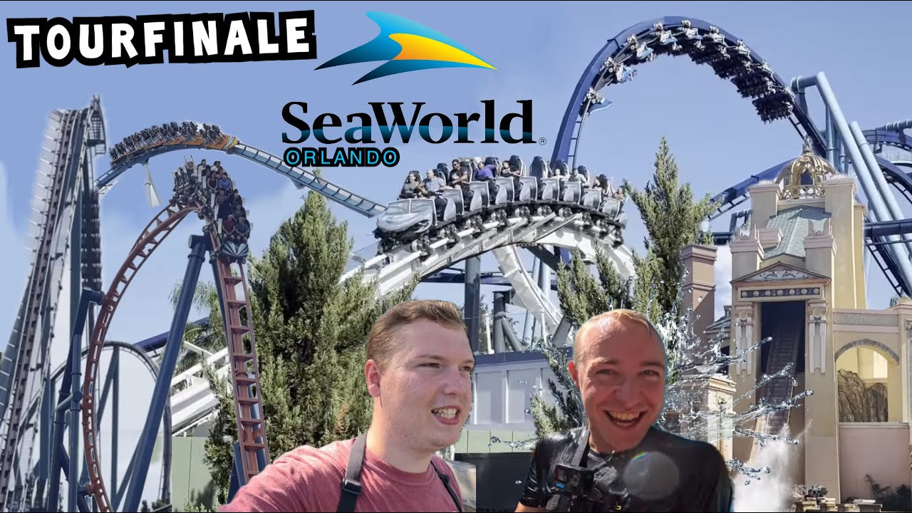 Achterbahnen im STEHEN & LIEGEN! Nasses TOURFINALE in SeaWorld Orlando | Vlog #205 | GACR #29