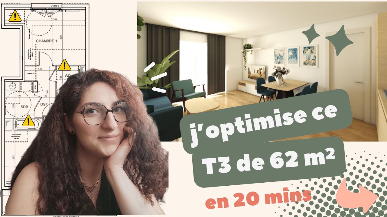 Optimiser son logement neuf: étude de cas d'un appartement 3 pièces de 62m²