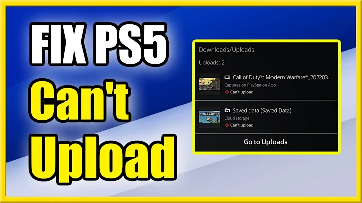 How to Fix Can't Upload Saved Data to Cloud Storage on PS5 (Fast Method)