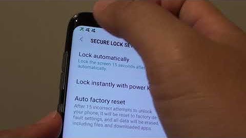 Samsung Galaxy S8: How to Change Auto Lock Screen Timeout