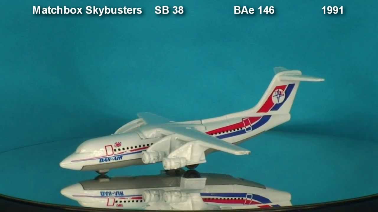 AVION MATCHBOX SKYBUSTER BAE  146 DAN AIR BOITE  PLANE/PLANO SB38 