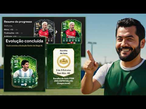 🔥 MARADONA GRÁTIS NO EA FC 25 + EVOLUÇÃO INCRÍVEL! 🔥