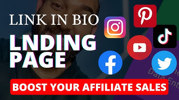 Bio Link Landing Page for Instagram, TikTok, and Pinterest! Boost Your Affiliate Sales