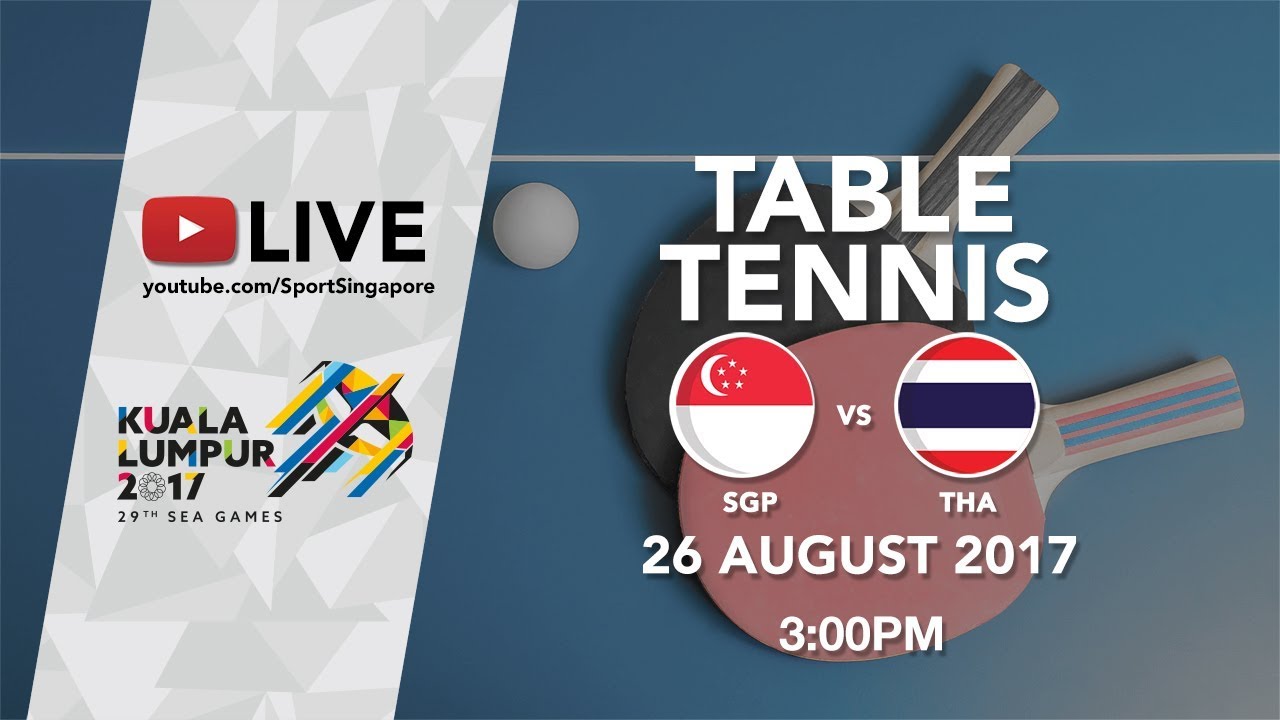 Table Tennis 🏓 Womens Team Finals Singapore 🇸🇬 vs 🇹🇭 Thailand 29th SEA Games