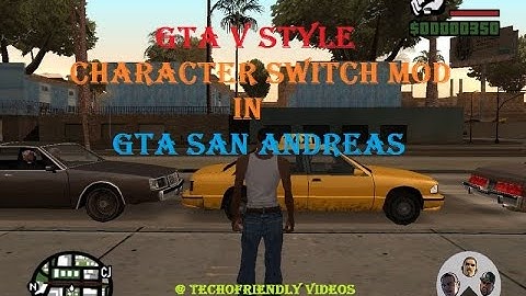 How to install GTA V style character switch mod in GTA San andreas in a single step!