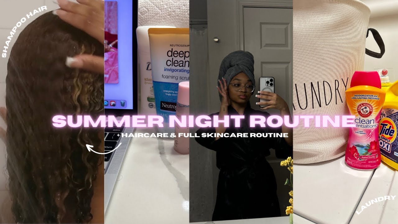 MY SUMMER NIGHT ROUTINE *realistic | De’La Strader - YouTube