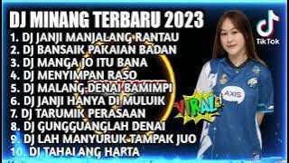 DJ MINANG VIRAL TIKTOK TERBARU 2023 - DJ JANJI MANJALANG RANTAU X BANSAI PAKAIAN BADAN FULL BASS