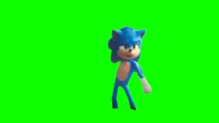 SONIC THE HEDGEHOG MOVIE FLOSS GREEN SCREEN