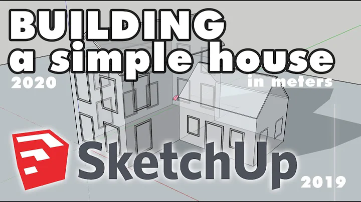 Building Simple House Sketchup Episode 1