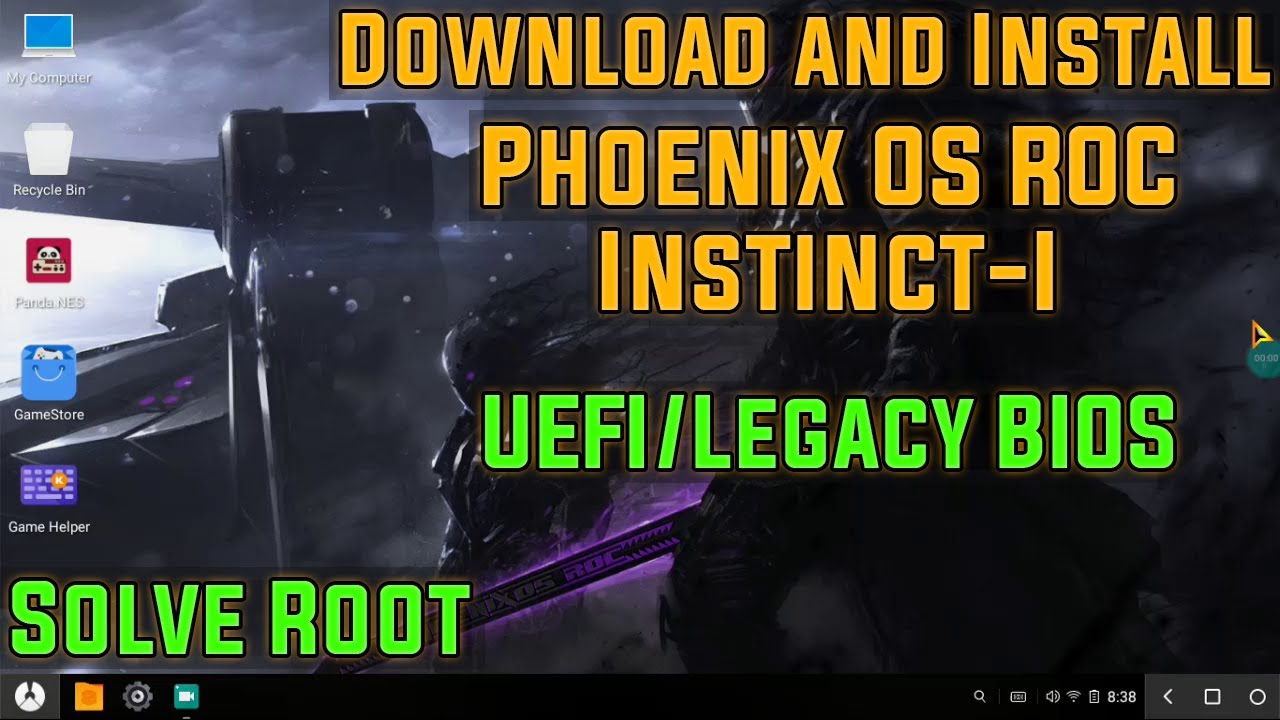 How to Download and Install Phoenix OS ROC - Instinct I on UEFI/Legacy ...