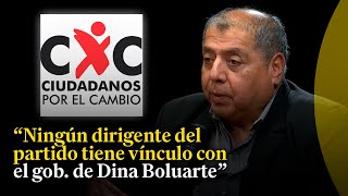 Alberto Moreno descarta que Nicanor Boluarte pertenezca al partido Ciudadanos Por el Perú