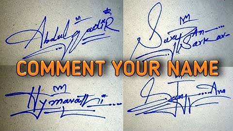 How to draw Signature Style ll My subscriber signatures ll Create Signature by Naseem Sahel Khan