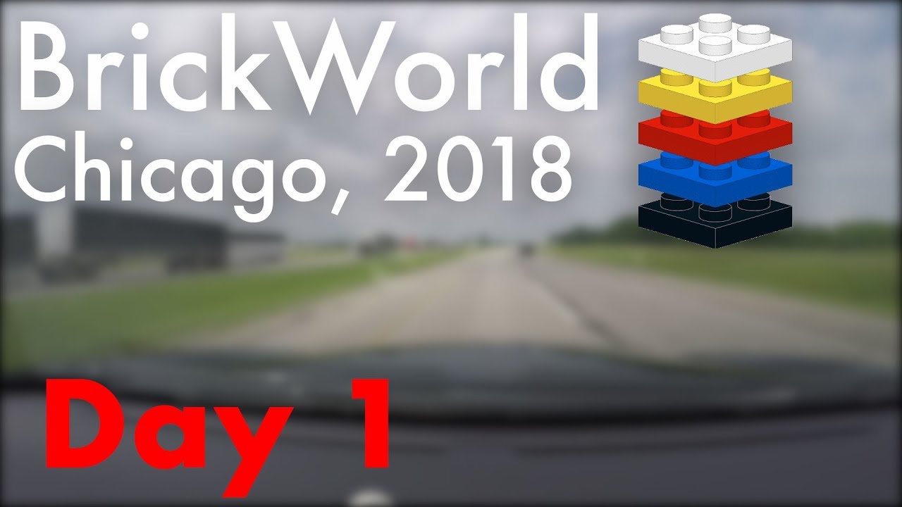 BrickWorld Chicago 2018 VLOG Day 1 - Travel Day!