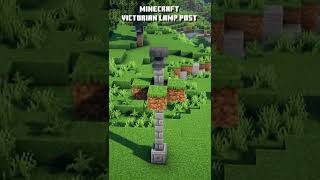 Minecraft Build Tips: Victorian Lamp Post #shorts