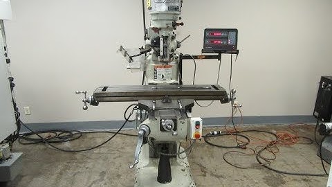 Bridgeport 1J Vertical Milling Machine w Acu-Rite III DRO