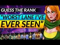GUESS THE RANK - "THE WORST LANE I HAVE EVER SEEN" - Pro Coach Review | Dota 2 Guide