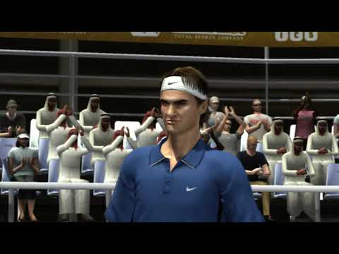 XBOX 360 Smash Court Tennis 3 Blake(me) VS Federer(Normal)