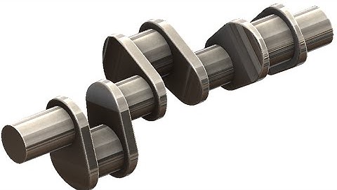 SolidWorks Tutorial #185car: Crank Shaft