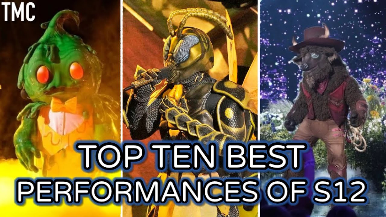 Top Ten Best Performances Of Season 12 (The Masked Singer S12)