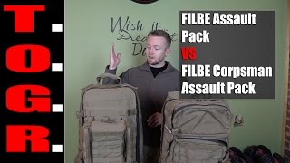 FILBE Assault Pack VS FILBE Corpsman Assault Pack