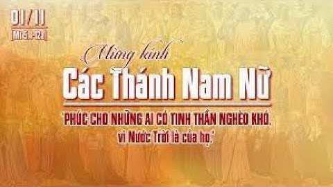 HẠNH PHÚC | MỪNG KÍNH TRỌNG THỂ CÁC THÁNH NAM NỮ | Lm Andre Nguyễn Ngọc Dũng CSsR