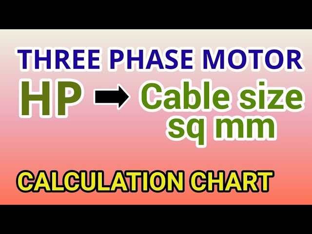 3 Phase Motor Circuit Breaker Sizing Chart | Webmotor.org