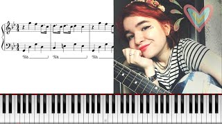 Алёна Швец - Глухой музыкант, слепой художник (на пианино, ноты)