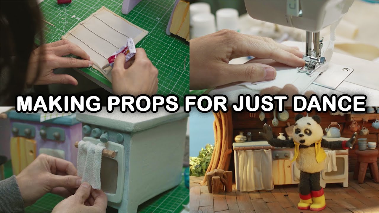 Making the kitchen props for JUST DANCE 2022 - Inspira Stopmotion animation