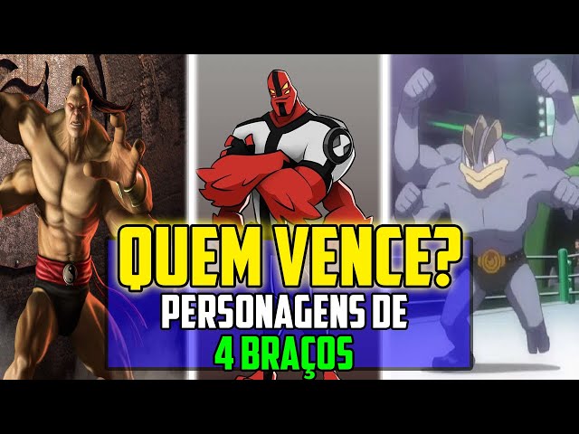 QUEM É O PERSONAGEM DE 4 BRAÇOS MAIS FORTE? - BATALHA MORTAL 