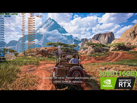 UNCHARTED 4 PC Gameplay on RTX 3080 LAPTOP (16GB +155W) [1440p]