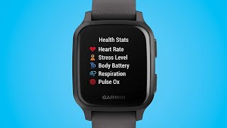 Garmin Venu Sq, GPS Smartwatch with Bright Touchscreen Display, Up to 6 Days of Battery Life