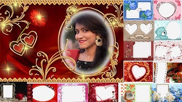 50+ Beautiful Wedding Love Frames in Png Photoshop Tutorial Part 4