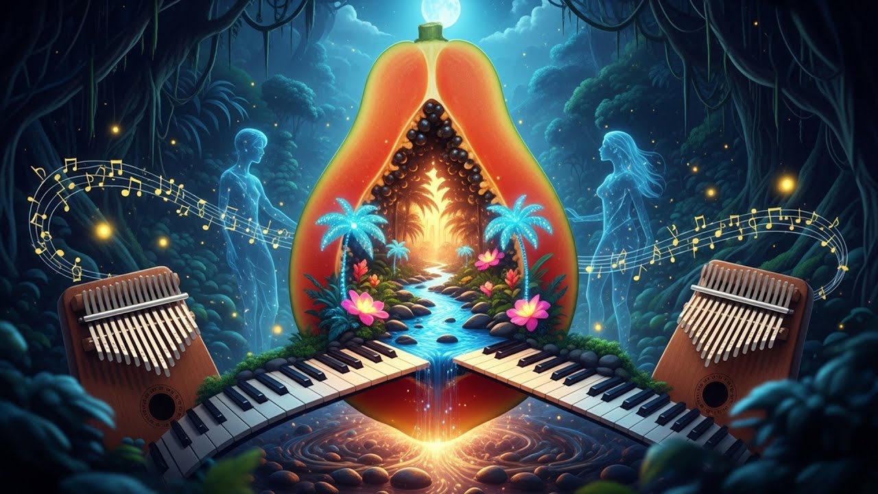 Midnight Papaya | Tropical Chillout Lounge 2025 with English & Portuguese Vocals