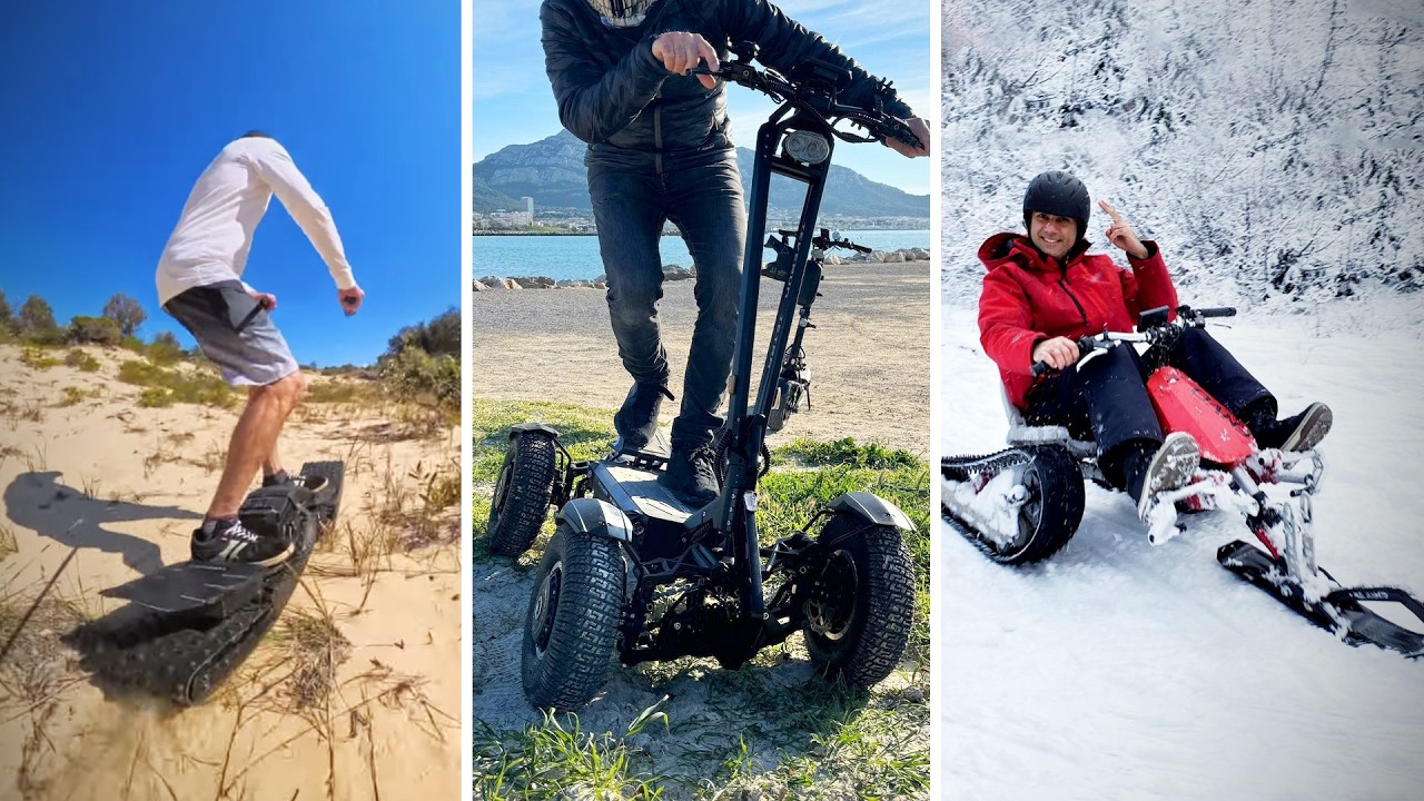 Fast Rideable Objects 6 MORE Unique Electric Rideables You Can Buy - YouTube