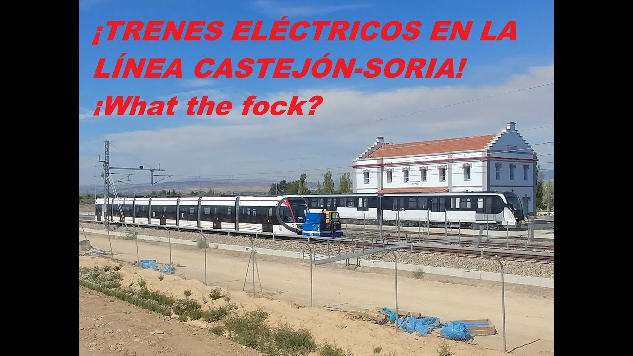 ¡TRENES ELÉCTRICOS EN LA LÍNEA CASTEJÓN-SORIA! Trenes para Londres (Docklands Light Railway)