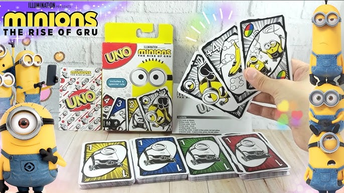 How to Play UNO: Minions The Rise of Gru (Review, Rules and Instructions) -  Geeky Hobbies