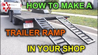 How to Build a DIY Trailer Ramp for under $50 bucks