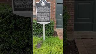 Historical Marker Honoring Bernard Moore Temple