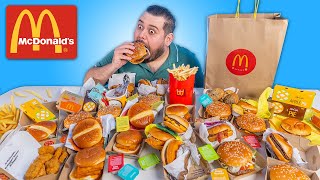 I ate the ENTIRE McDonald's Menu