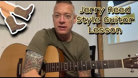 Jerry Reed Style Guitar Lesson by Jason Jordan