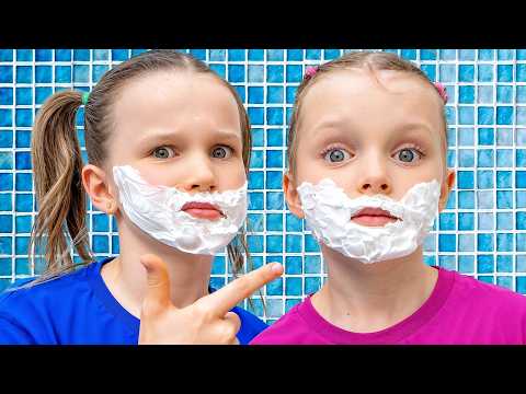 Kids Pretend To Be Adults | Real VS Toy Challenge 👨‍💼🧸✨