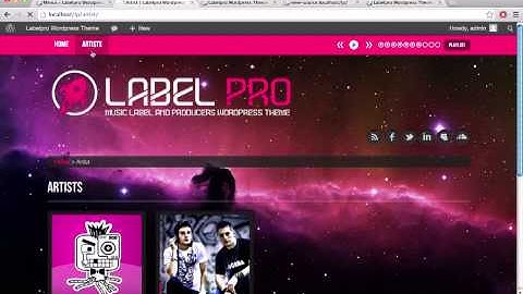 SLAM! Music Wordpress Theme 19   How to add links to top menu