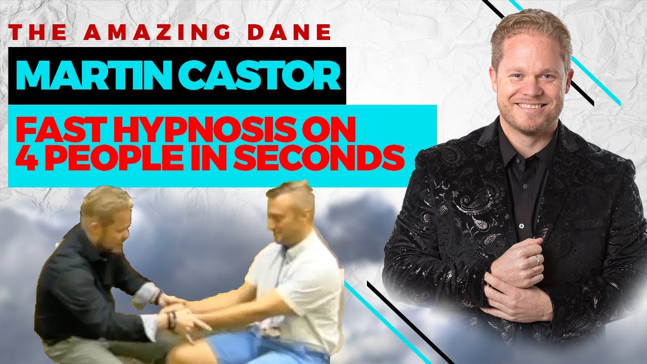 Martin Castor performs quadruple fast induction on 4 people he never worked with before