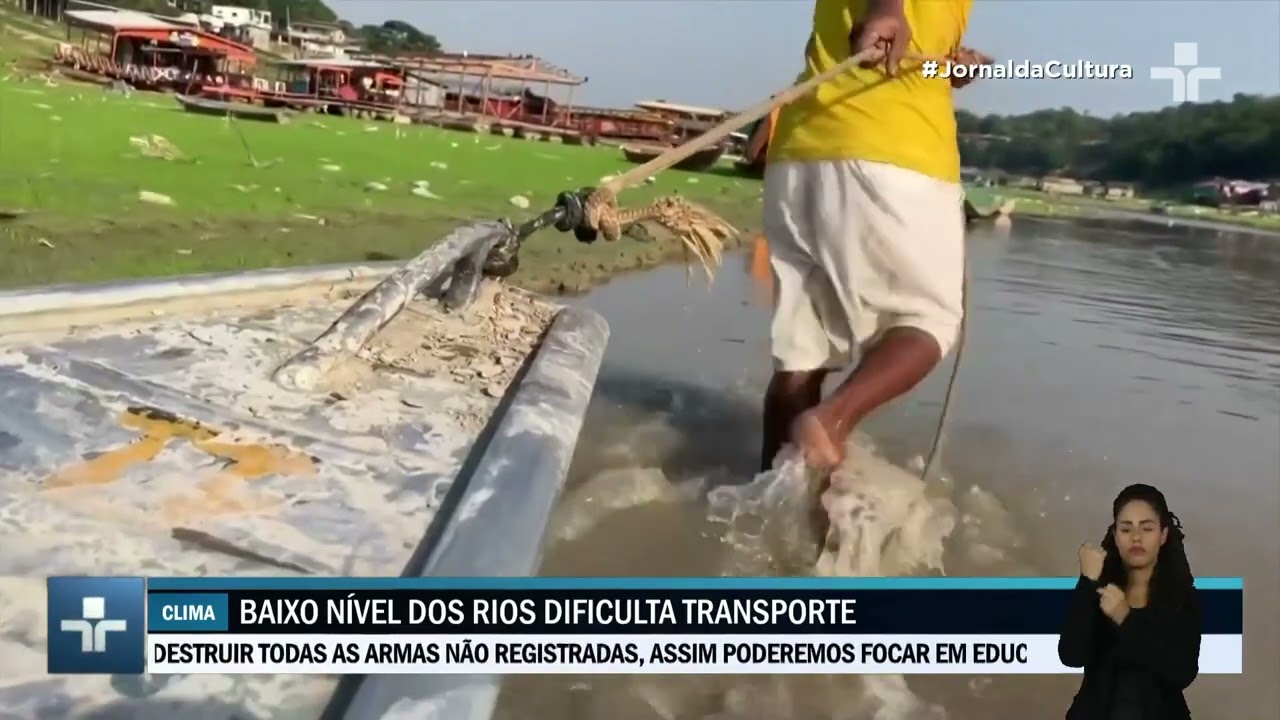 Seca no Rio Amazonas afeta abastecimento e indústria eletroeletrônica no Brasil