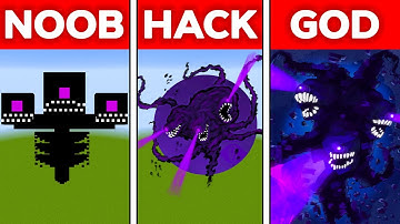 Minecraft NOOB vs PRO vs HACKER vs GOD: Wither Storm in Minecraft