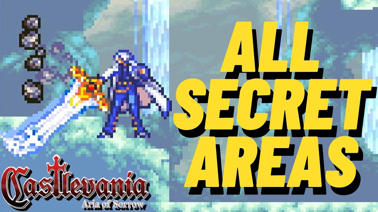 All Secret Breakable Walls in Castlevania Aria of Sorrow
