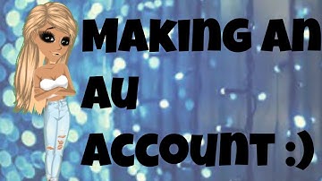 Making an au account-MSP