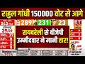 Raebareli election result live bjp  dinesh pratap singh    rahul gandhi  bjp