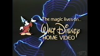 Walt Disney Home Video Preview Le Cards Walt Disney And You End Jingle 1982